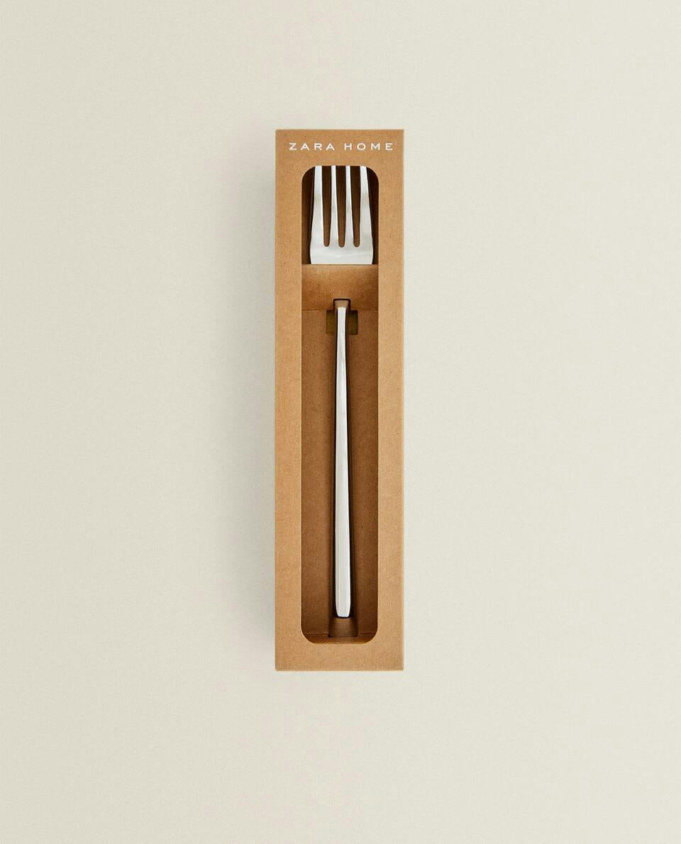 BOX OF 4 SHINY STEEL FORKS
