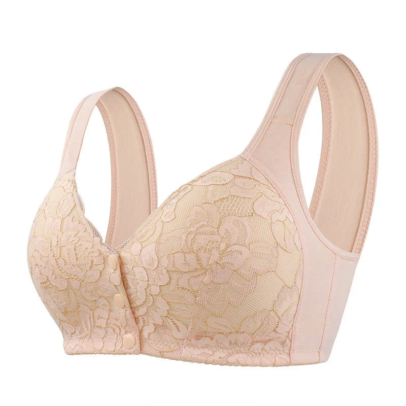 ✨Dernier jour : 1 acheté, 1 offert✨ Soutien-gorge à fermeture avant en dentelle florale
