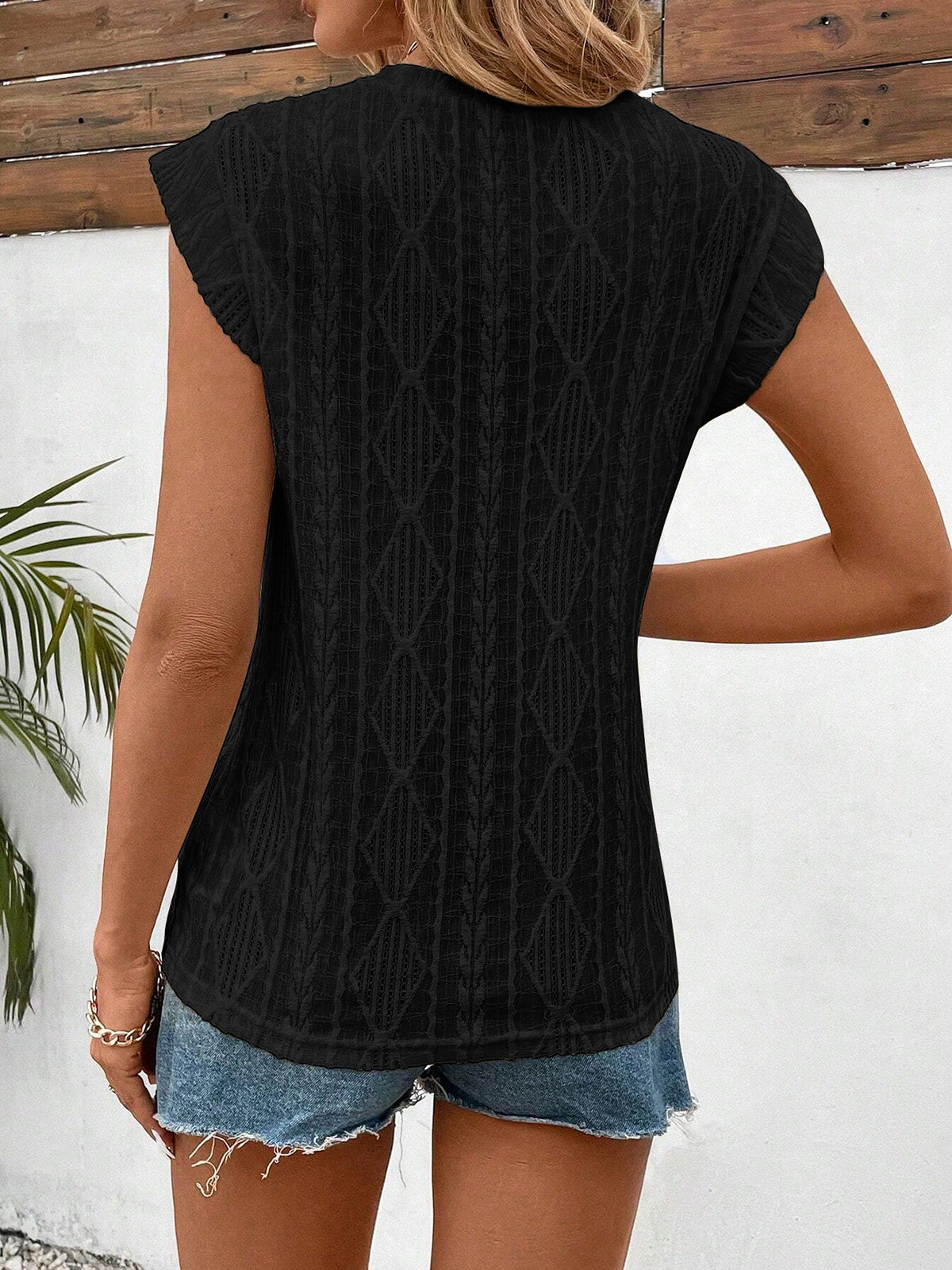 ✨T-shirt classique d'été jacquard à rayures pour femme