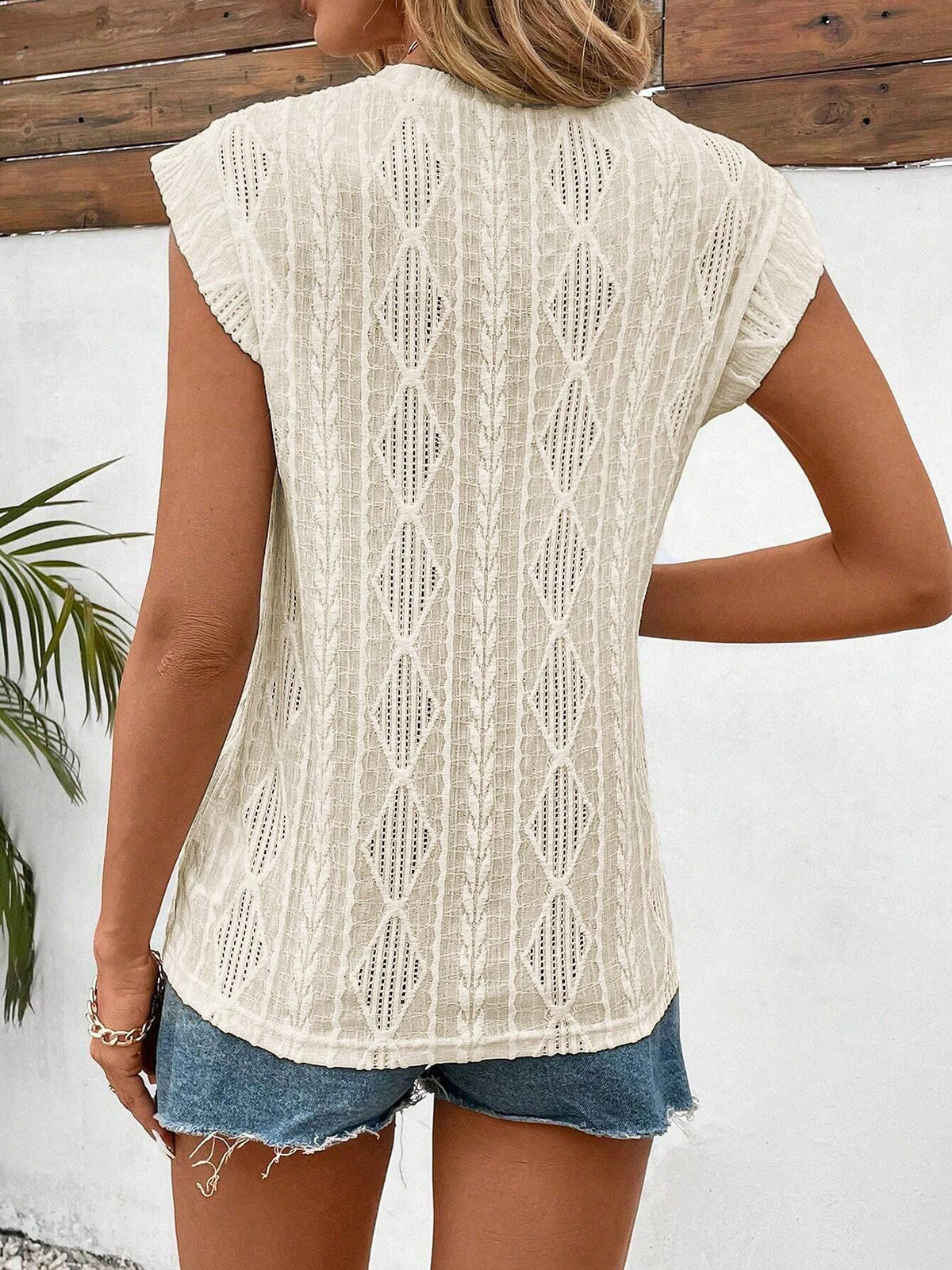 ✨T-shirt classique d'été jacquard à rayures pour femme